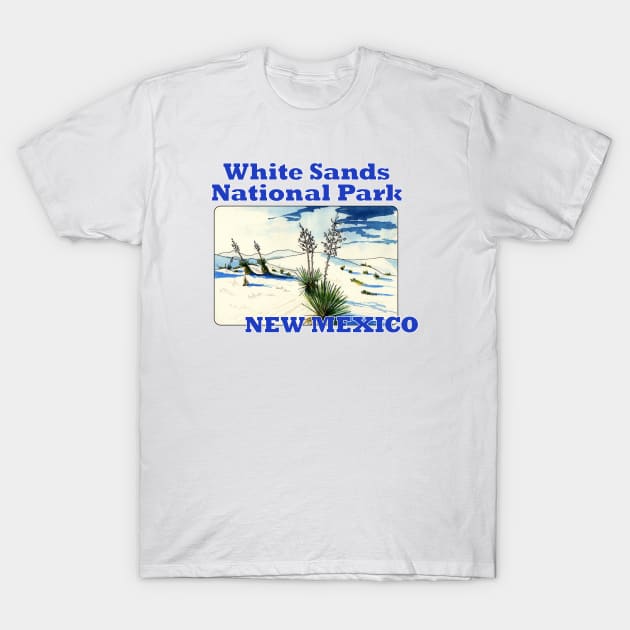 White Sands National Park, New Mexico T-Shirt by MMcBuck